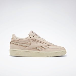 Reebok Club C Revenge Plus Turnschuhe Damen - Weiß/Braun - DE 942-UIE